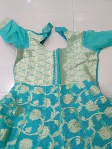 Sea Green Ethnic gown