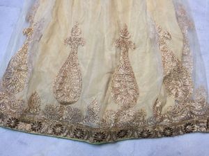 Gold Embroidered Lehenga Skirt
