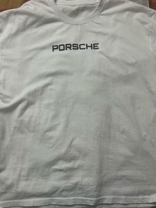 White Porsche Logo T-Shirt