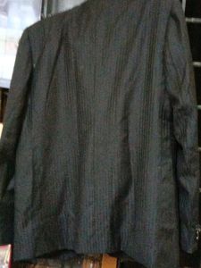 Black Colour Formal Linen Blend Suit Raymond