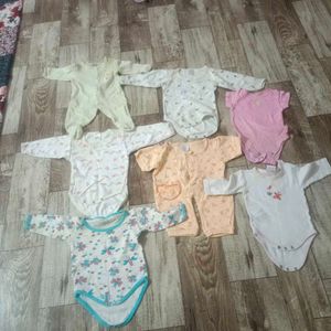 Baby Girls Bodysuits Lot