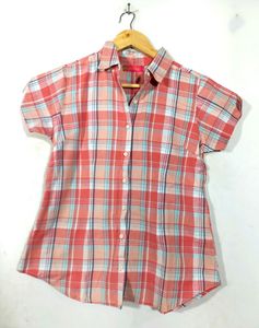 Pink Checks Top (Women)