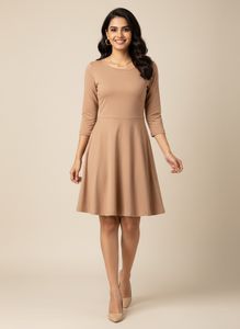 Skater Nude Dress ✨