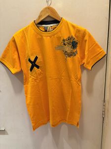 Yellow Graphic Print T-Shirt