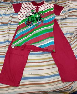 Girls Kurta Set with Palazzo pant.. soft material.