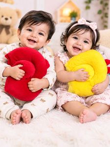 Ultra-Soft Plush Baby Head Shaping Pillow (Pack Of