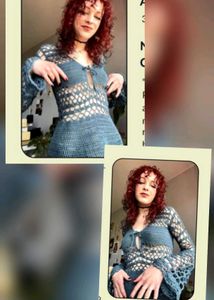 Hot Crochet Maxi Dress Goddess Look