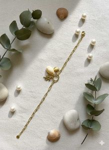 Seashell Charm Bracelet