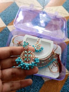 Stunning Blue Stone Jewellery Set