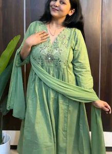 Beautiful Green Kurta Set