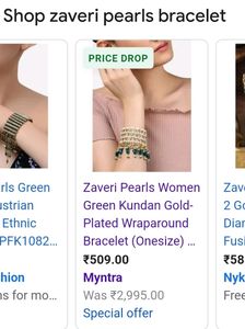 Zaveri Pearls Beautiful Chokar Bracelet