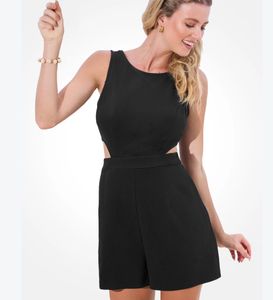Chic Black Cut-Out romper