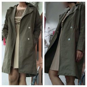 Olive Green Trench Coat