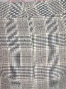 Korean Plaid A-line Mini Skirt