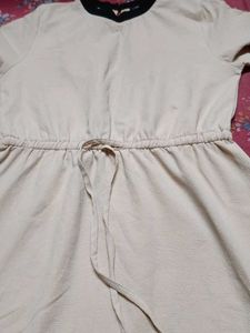 Short Sleeve Dress with side slit