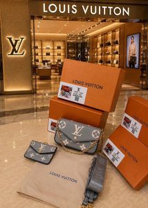 Louis Vuitton Pink Monogram Shoulder Bag Set