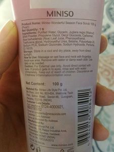 Wonderful Season Pearl Face Scrub