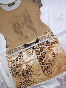 Y2K Vintage Leopard Print Dress