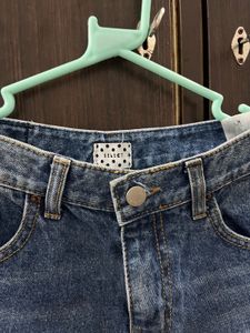 Distressed Denim Shorts