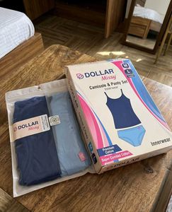 Blue Cotton Bikini Panty