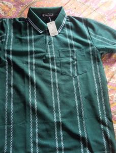 Men's Green Polo T-Shirt