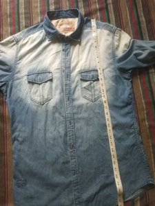 Stylish Blue Denim Shirt