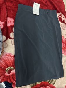 Dark Grey Pencil Skirt