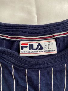 FILA Navy Striped T-Shirt 🧿