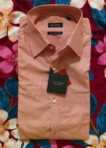 Park Avenue Men's Striped Formal Shirt