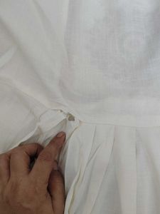 Embroidered White Kurta
