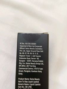Swiss Beauty Select Liquid Lipstick