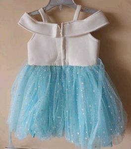 Kids 1-2 years Sparkly Blue Tulle Dress