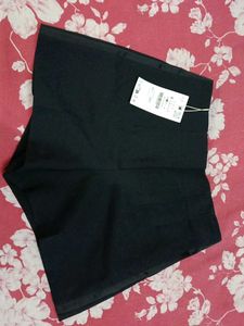 ZARA Black High-Waisted Shorts