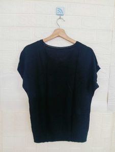 striped Button-Down Tee