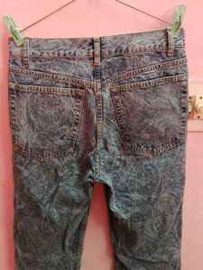 MANGO Denim Women's Printed Bootcut Jeans