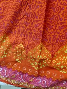 Vibrant Red Ethnic Dress Y2K