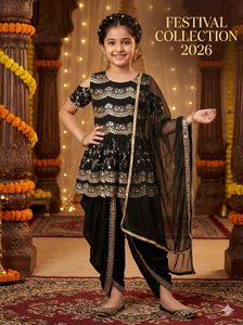 Elegant Black Ethnic Wear for Girls