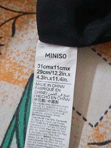 Miniso Black shoulder bag