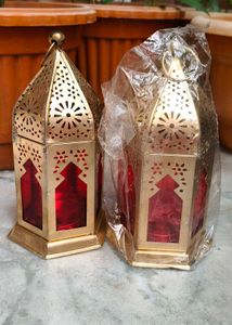 Set of Two Decorative Lanterns