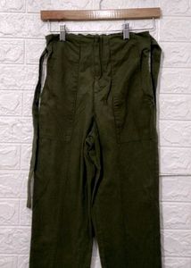 Stylish Olive Green Cargo Pants
