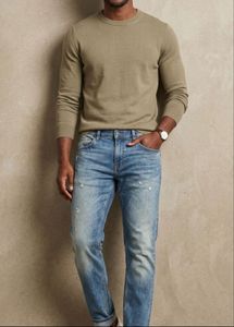 Only & Sons Men's Classic Fit Distressed Jeans