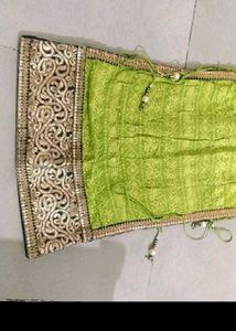 Embroidered Kurta Set with Mirror Work