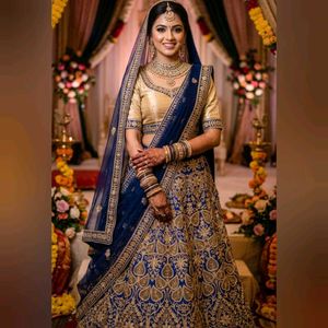 New unstitched Bridal Lahenga