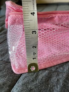 Pretty Pink Floral Fabric Pouch Set