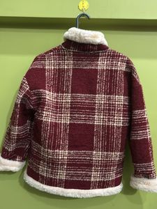 Cozy Plaid Sherpa Lined Jacket