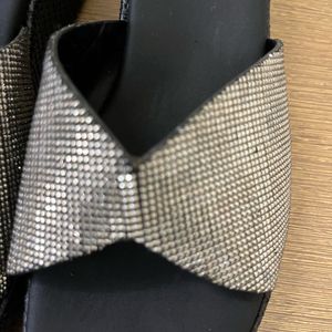 Sparkling Wedge Sandals for Women