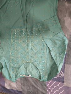 sea green kurti
