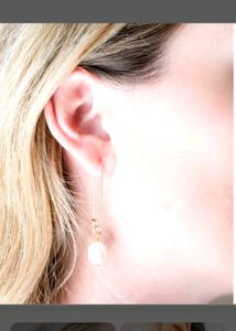 Eyerring gold kidney hanging high quality 25pic