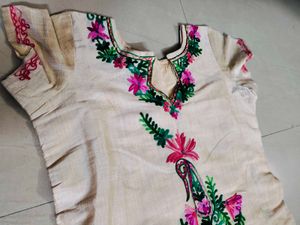 Beautiful Kashmiri Work Embroidered Kurti