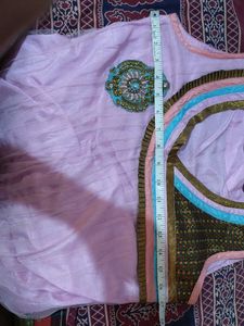 Elegant Pink Anarkali Dress &amp; Dupatta